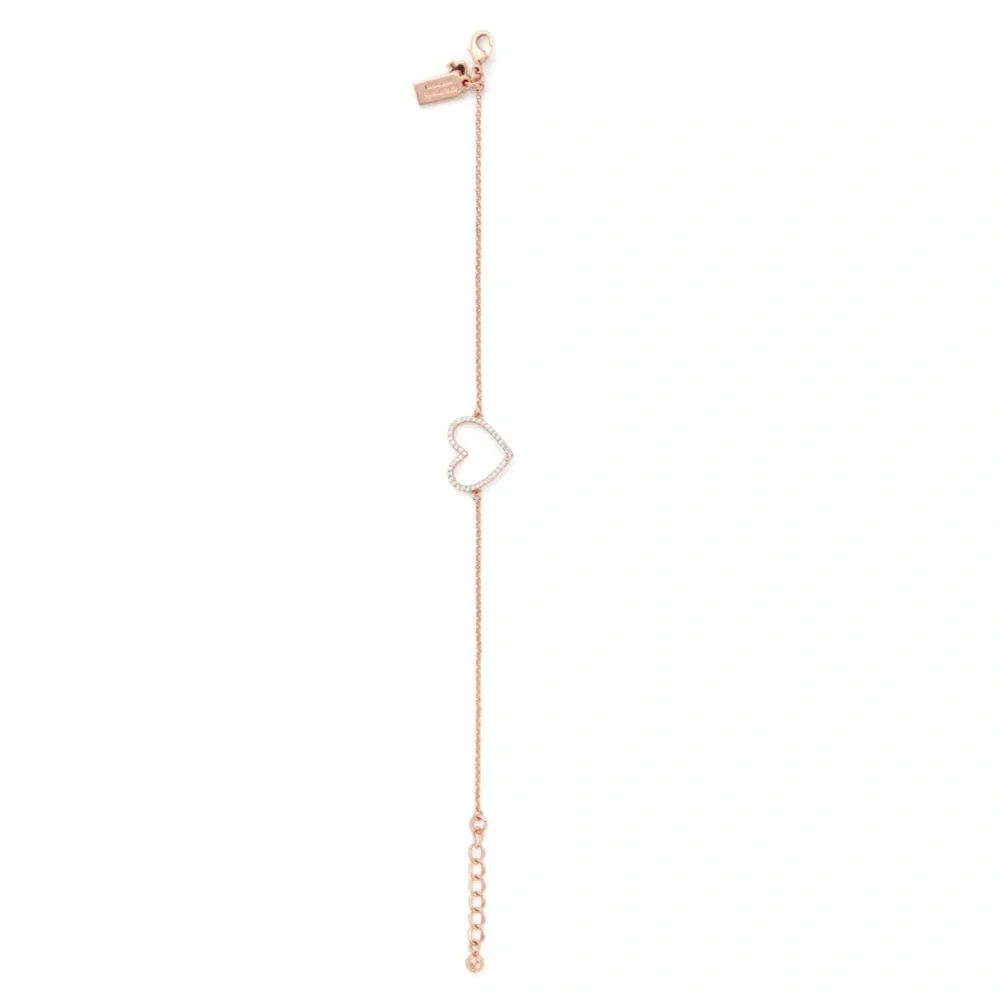KATE SPADE • Scrunched Scallops Open Heart Bracelet - Picture 3 of 4